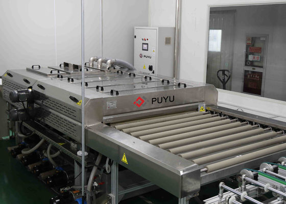 Çin 1300 mm Düz Cam Yıkama Makinesi, Solar PV Cam Panel İçin Cam Yıkama Makinesi Tedarikçi