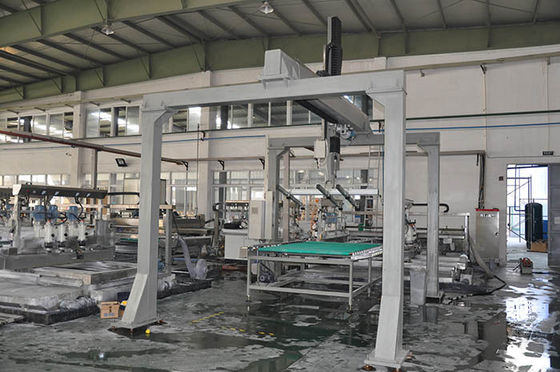 Çin Düz Cam İşleme Hattı İçin Omron PLC Kontrol Cam Yükleme Makinesi Tedarikçi